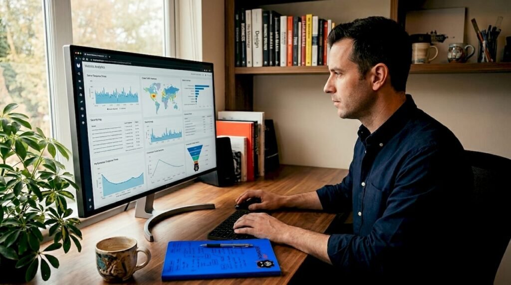 Using a backlink checker free tool to analyze a website's link profile