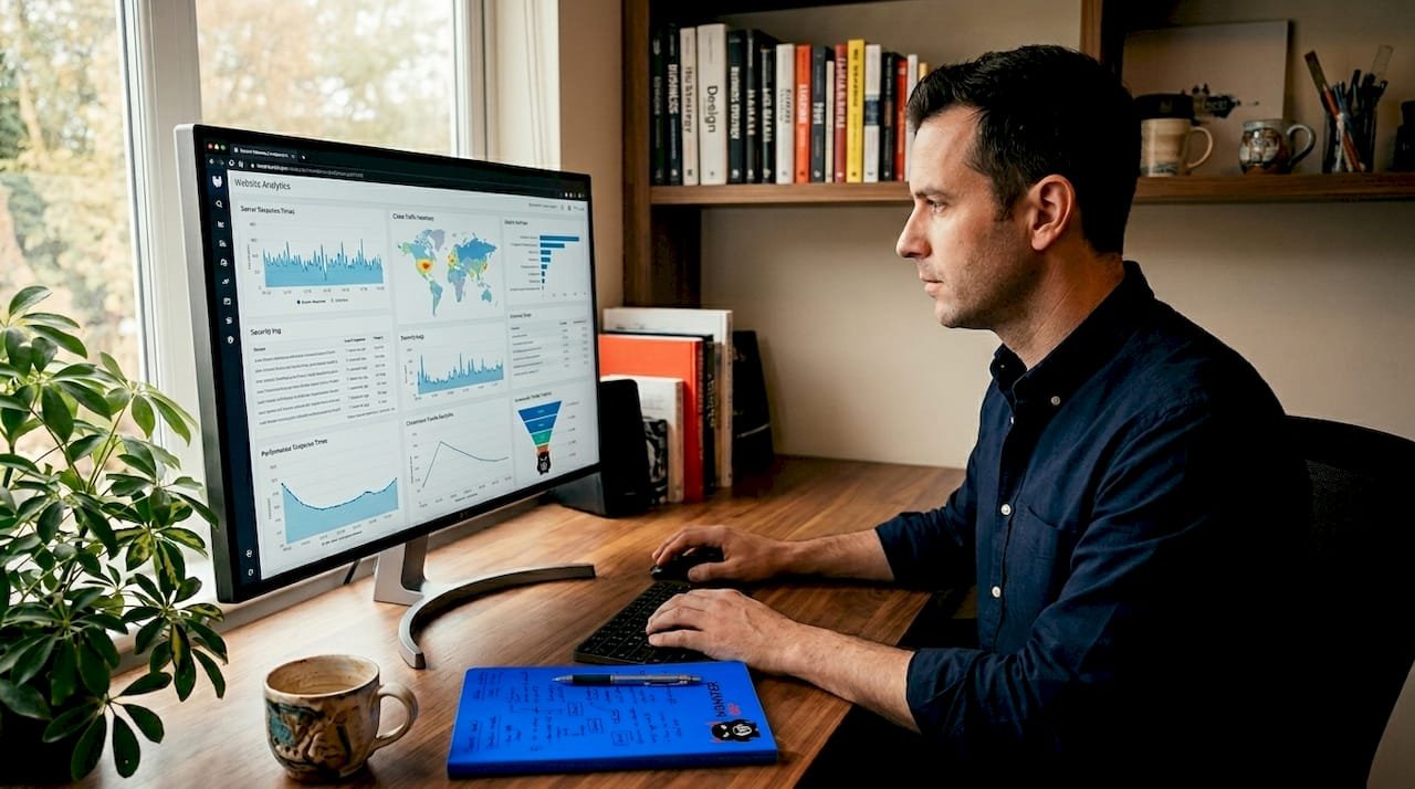 Using a backlink checker free tool to analyze a website's link profile