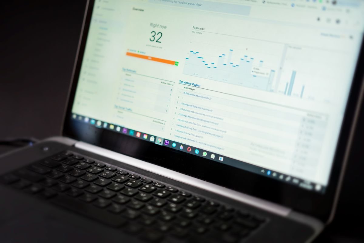 Analytics dashboard showing results after using a backlink service for SEO growth