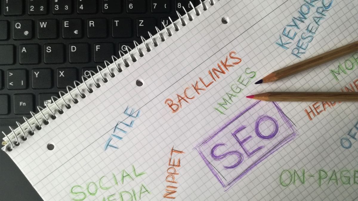 Notebook of SEO terms and keywords used when planning quality niche edits