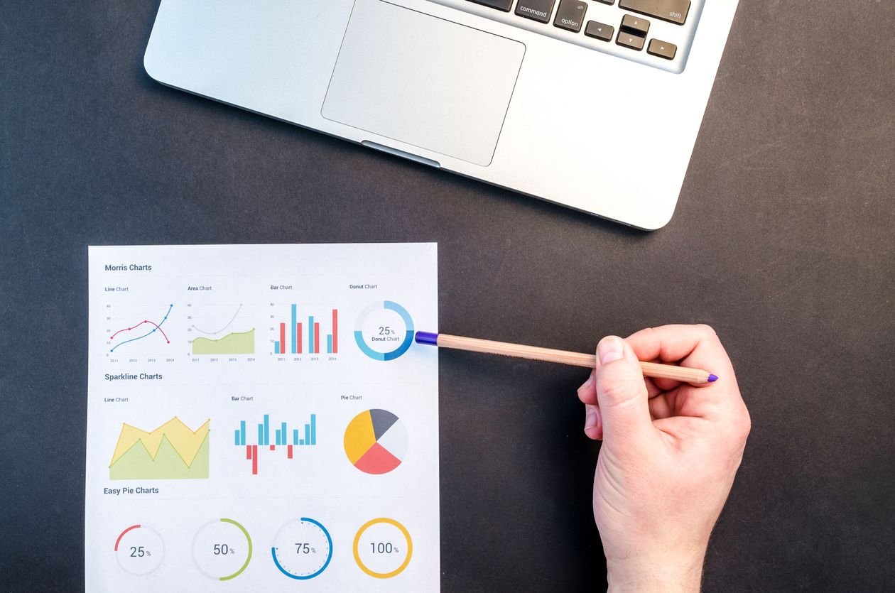 Anchor text distribution chart for a natural niche edits SEO campaign